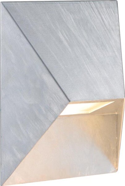 Nordlux - Vonkajšie nástenné svietidlo PONTIO 1xGU10/25W/230V IP54 strieborné