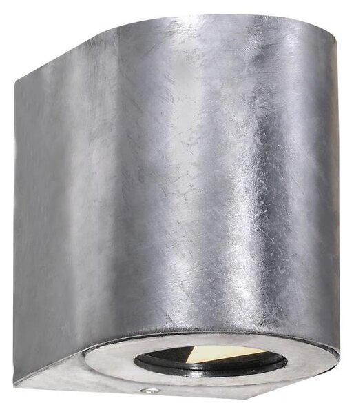 Nordlux - LED Vonkajšie nástenné svietidlo CANTO 2xLED/6W/230V IP44 strieborná
