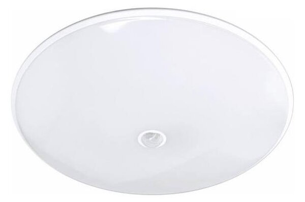 LED vonkajšie stropné svietidlo s pohybovým senzorom VISTA LED/15W/230V pr. 26 cm IP54 biela