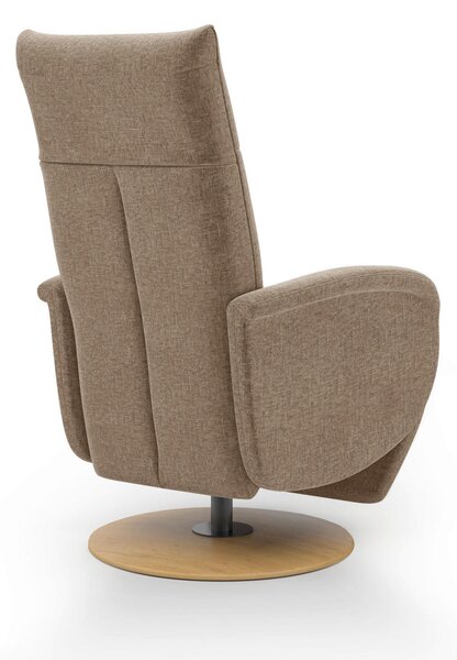 RELAXAČNÉ KRESLO, textil, svetlohnedá Sit & More - Online Only obývacie izby, Online Only