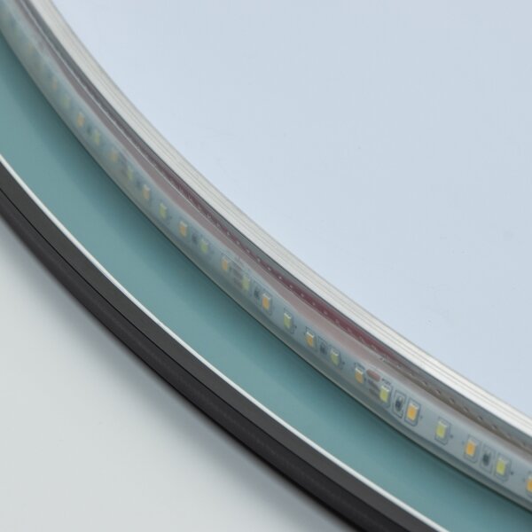 Brilagi - LED kúpeľňové zrkadlo VENA BLACK LED/32W/230V 100 cm IP44 CRI 90 stmievateľné+CCT