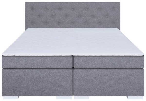 BOXSPRINGOVÁ POSTEĽ, 180/200 cm, svetlosivá MID.YOU - Online Only spálne, Online Only