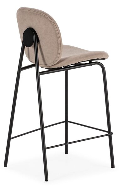 Béžové barové stoličky v súprave 2 ks (výška sedadla 65 cm) Cori – Marckeric