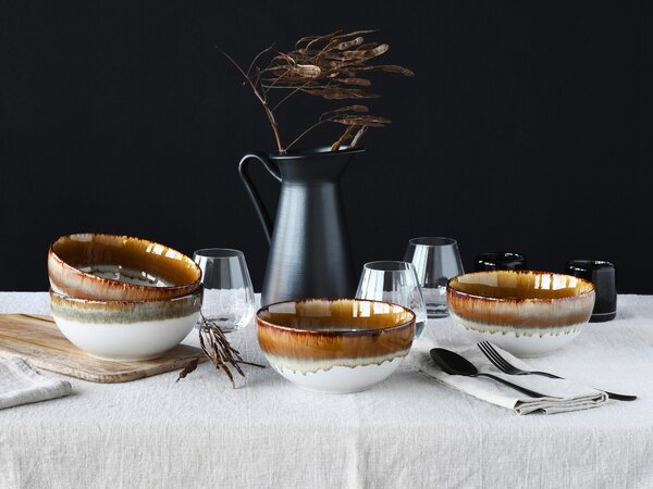 SADA MÍS kamenina keramika 4-dielne 17,5 cm Creatable - Misky & misy, Online Only
