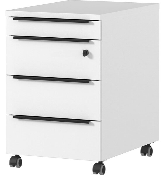 Biela uzamykateľná skrinka 42x63 cm Mailand – Germania