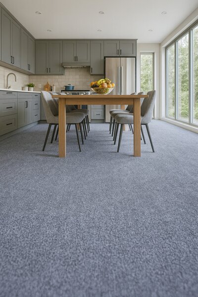 Condor Carpets , Metrážny koberec Classica 28, záťažový, na mieru, šíře 4m,5m, modrá, ab (mriežka), chodba / predsieň
