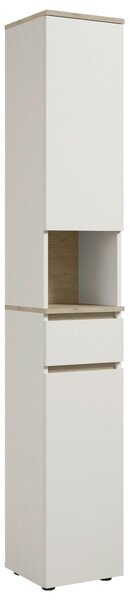 VYSOKÁ SKRINKA, kašmírová, farba duba, kašmírová, 30/190/30 cm home24 - Kúpeľňové skrinky, Online Only