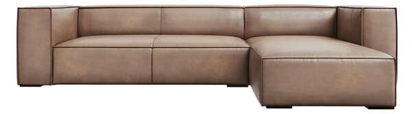 Svetlohnedá kožená rohová pohovka (pravý roh) Madame - Windsor & Co Sofas