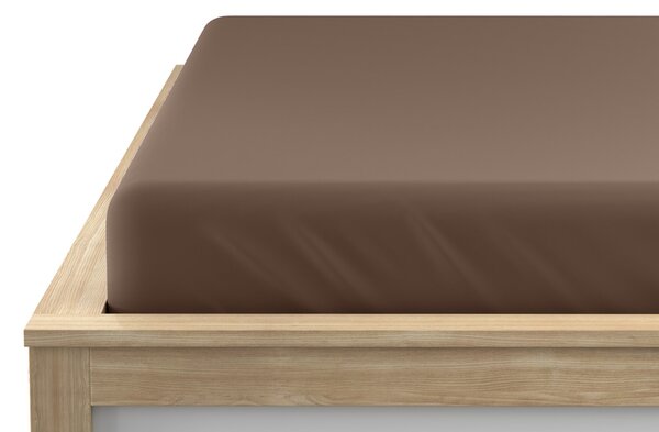 Jersey plachta EXCLUSIVE tmavohnedá 200 x 220 cm