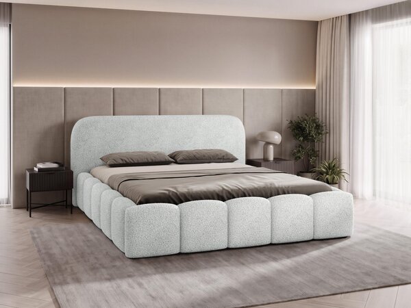 Mirjan24 Čalúnená posteľ Armetos Boucle, Rozmer postele: 140x200, Farby: Lambi 06 5903211546433