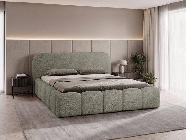 Mirjan24 Čalúnená posteľ Armetos Boucle, Rozmer postele: 140x200, Farby: Lambi 06 5903211546433