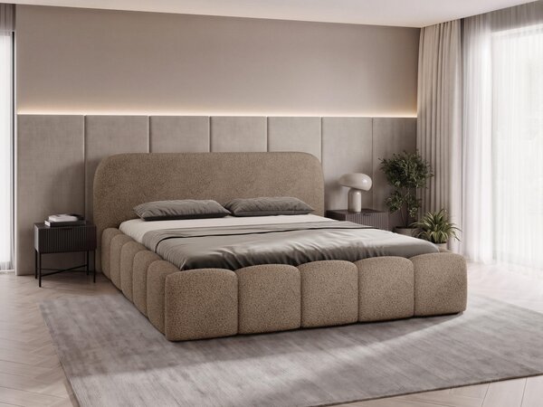 Mirjan24 Čalúnená posteľ Armetos Boucle, Rozmer postele: 140x200, Farby: Lambi 06 5903211546433