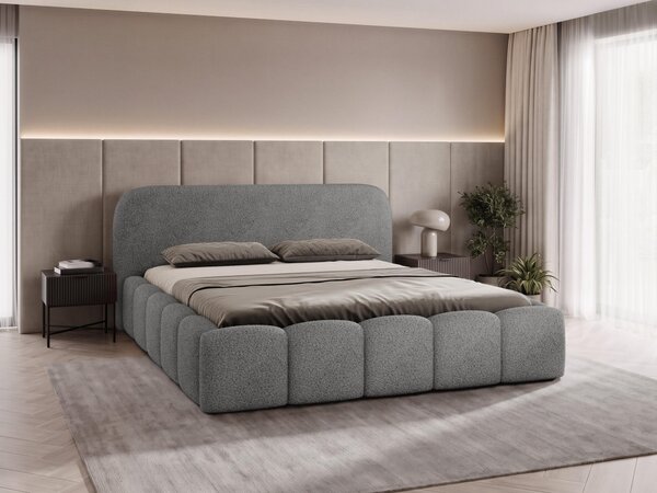 Mirjan24 Čalúnená posteľ Armetos Boucle, Rozmer postele: 140x200, Farby: Lambi 06 5903211546433