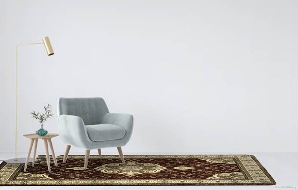 Berfin Dywany, Kusový koberec Anatolia 5328 V (Vizon), 200x400, hnedá, obývacia izba