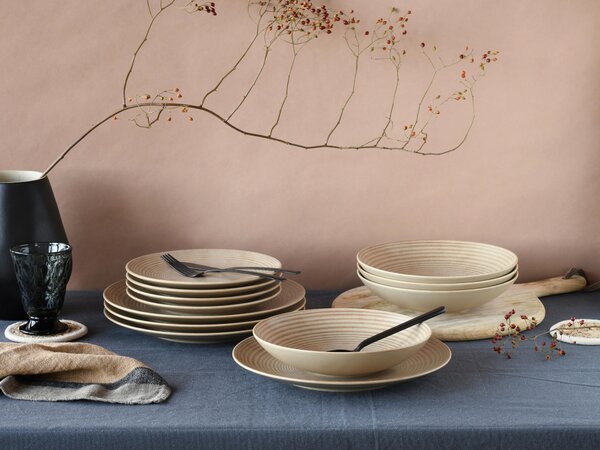 SADA TANIEROV kamenina keramika Creatable - Jedálenské sety, Online Only