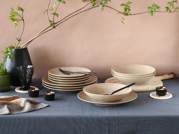 SADA TANIEROV kamenina keramika Creatable - Jedálenské sety, Online Only