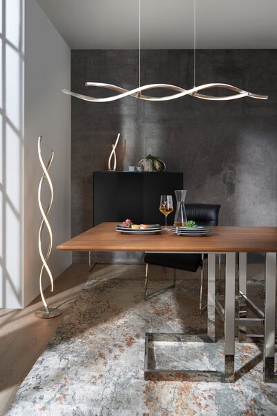 ZÁVESNÉ LED SVIETIDLO, 110/8/140 cm - Interiérové svietidlá