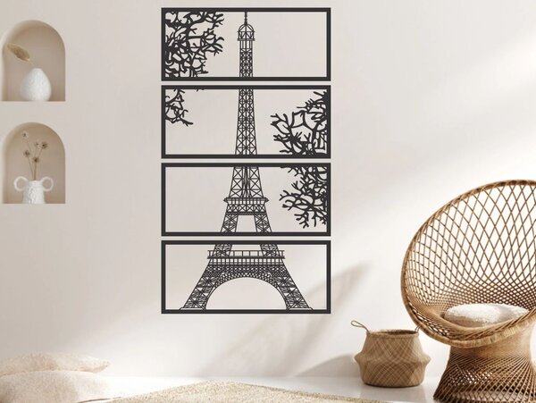 Karlsdesign.sk - Drevený obraz na stenu - Paris - 25x50