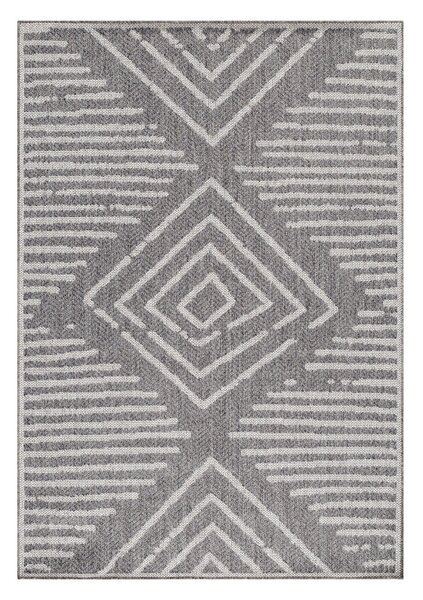 Ayyildiz , Kusový koberec Aruba 4902 grey – na von aj na doma, 60x100, šedá, chodba / predsieň