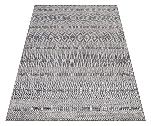 Ayyildiz , Kusový koberec Aruba 4903 grey – na von aj na doma, 80x150, šedá, chodba / predsieň