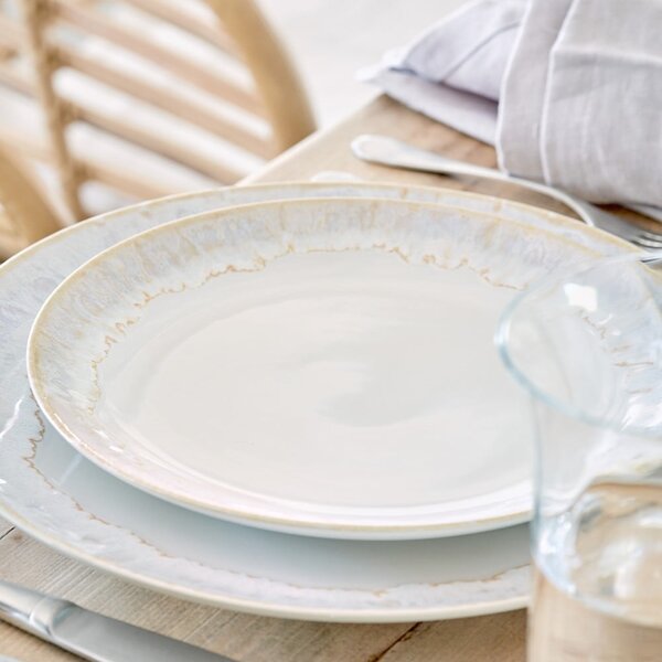 Biely tanier z kameniny ø 27 cm Taormina – Casafina