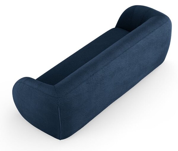 Modrá pohovka z textílie buklé 230 cm Essen – Cosmopolitan Design