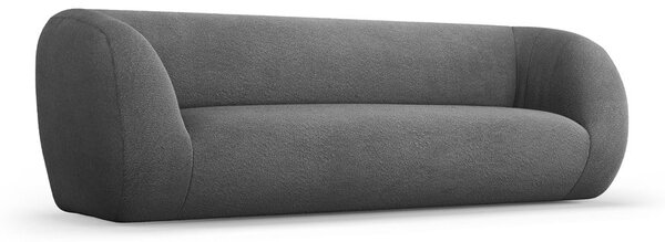 Sivá pohovka z textílie buklé 230 cm Essen – Cosmopolitan Design
