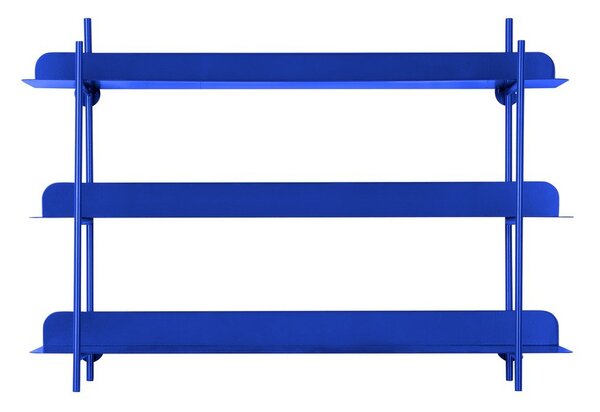 Modrá poschodová kovová polica 60 cm Cool Retro – PT LIVING