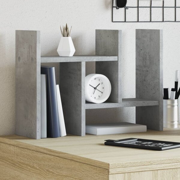 Maison Exclusive – Organizér na písací stôl, farba betónová šedá, rozmer 34,5 x 15,5 x 35,5 cm, materiál: drevovláknité dosky