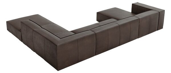 Hnedá kožená rohová pohovka (pravý roh) Madame - Windsor & Co Sofas