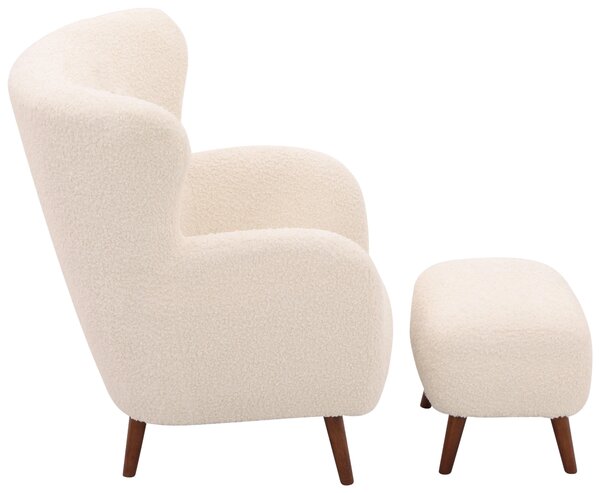 KRESLO – SADA, textil, biela Livetastic - Online Only obývacie izby, Online Only