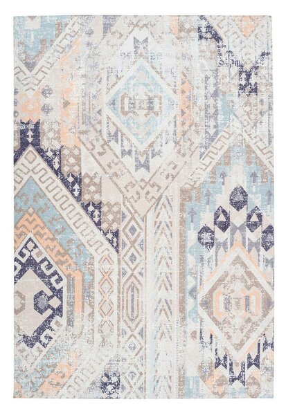 BEHÚŇ, 80/150 cm, modrá, viacfarebná - Online Only bytové doplnky, Online Only