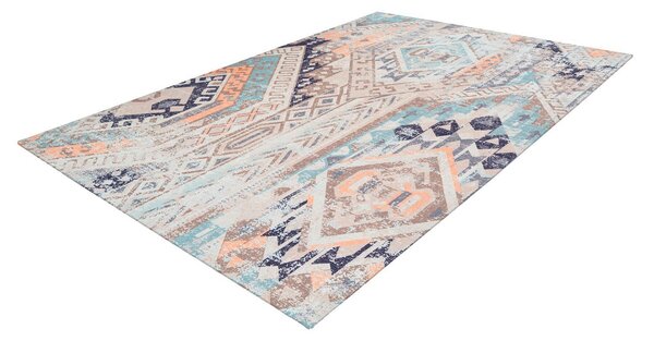 BEHÚŇ, 80/150 cm, modrá, viacfarebná - Online Only bytové doplnky, Online Only