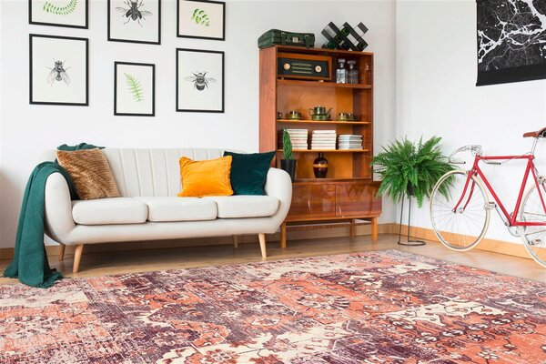 BEHÚŇ, 80/150 cm, viacfarebná, terakotová - Online Only bytové doplnky, Online Only