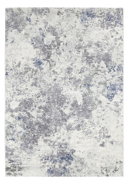 Svetlomodro-krémový koberec Elle Decoration Arty Fontaine, 120 × 170 cm