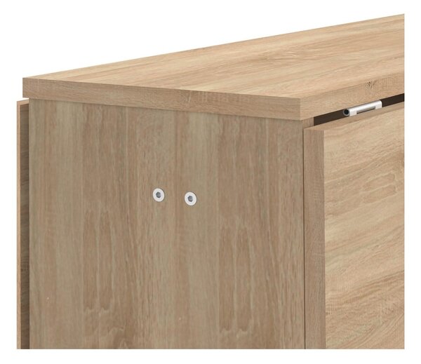 Rozkladací jedálenský stôl v dekore duba 76x28 cm Papillon – TemaHome
