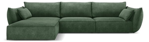 Tmavozelená rohová pohovka (ľavý roh) Vanda - Mazzini Sofas