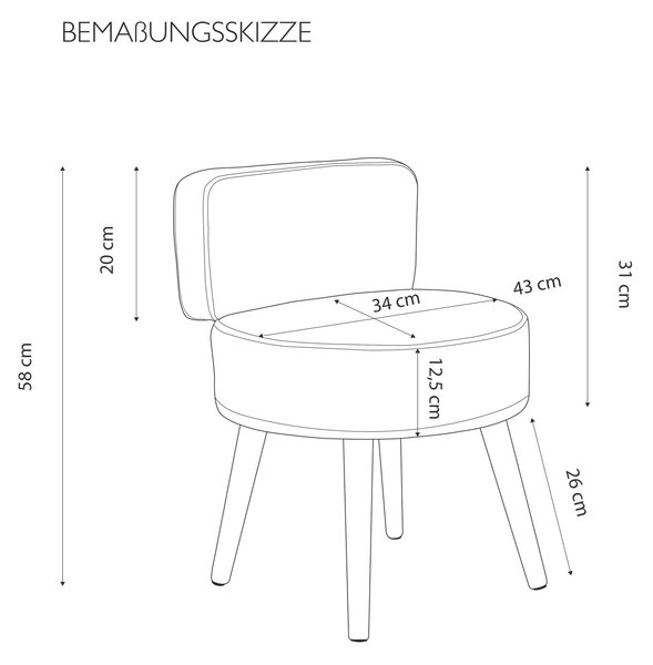 KRESLO, textil, sivá Echtwerk - Online Only obývacie izby, Online Only