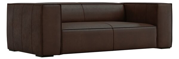 Tmavohnedá kožená pohovka 212 cm Madame - Windsor & Co Sofas