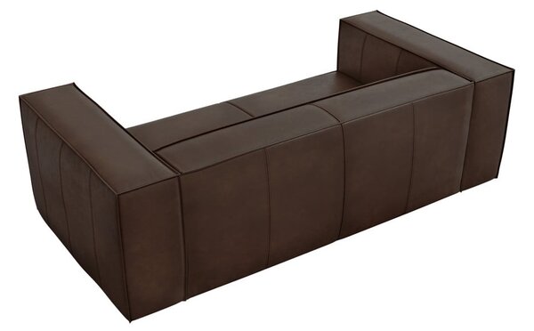 Tmavohnedá kožená pohovka 212 cm Madame - Windsor & Co Sofas