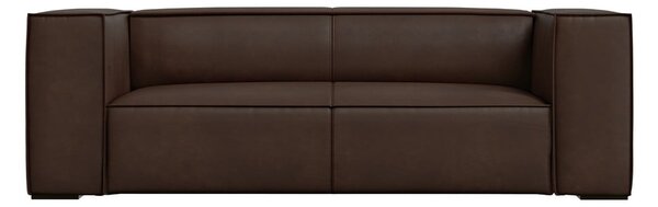 Tmavohnedá kožená pohovka 212 cm Madame - Windsor & Co Sofas