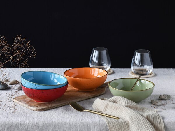 SADA SERVÍROVACÍCH MISIEK kamenina keramika 16,5 cm Creatable - Jedálenské sety, Online Only