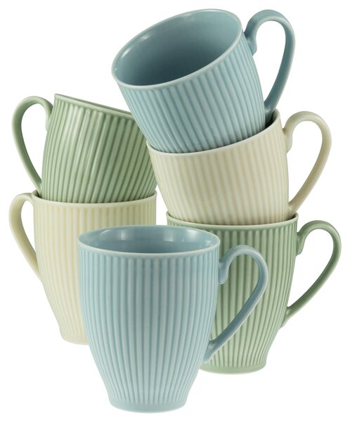 SADA HRNČEKOV NA KÁVU porcelán keramika Creatable - Jedálenské sety, Online Only