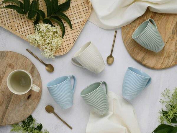 SADA HRNČEKOV NA KÁVU porcelán keramika Creatable - Jedálenské sety, Online Only