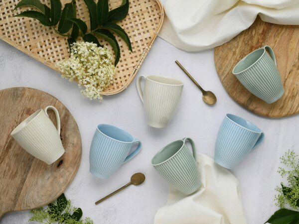 SADA HRNČEKOV NA KÁVU porcelán keramika Creatable - Jedálenské sety, Online Only