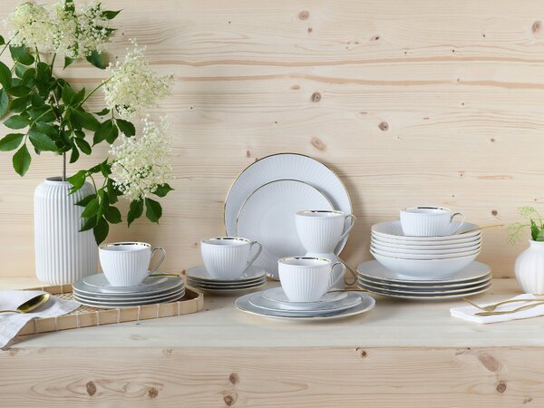 KOMBINOVANÝ SERVIS, 30-dielne, porcelán Creatable - Online Only bytové doplnky, Online Only