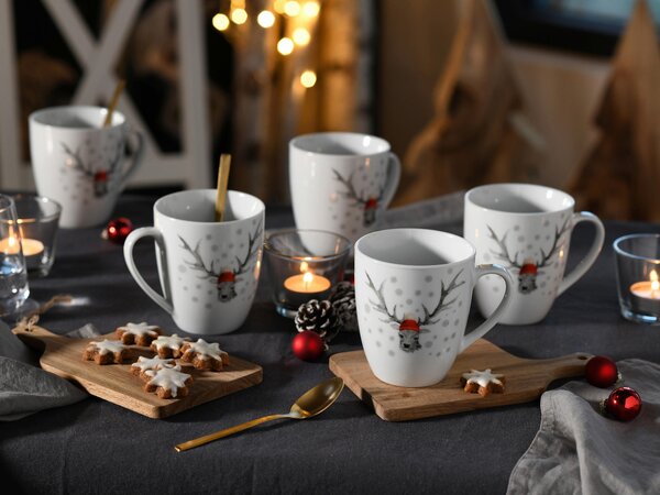 KOMBINOVANÝ SERVIS, 18-dielne, porcelán Creatable - Online Only bytové doplnky, Online Only