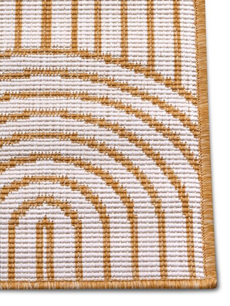 Hanse Home , Kusový koberec Pangli 105849 Ochre – na von aj na doma, 120x170, žltá, chodba / predsieň