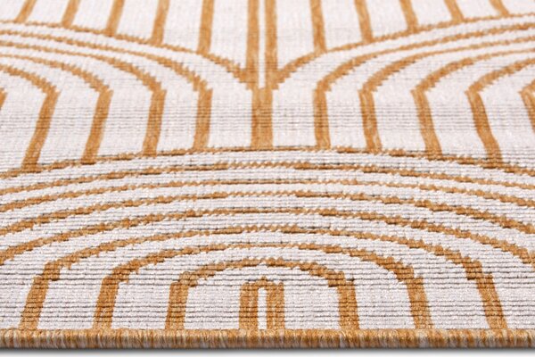Hanse Home , Kusový koberec Pangli 105849 Ochre – na von aj na doma, 120x170, žltá, chodba / predsieň