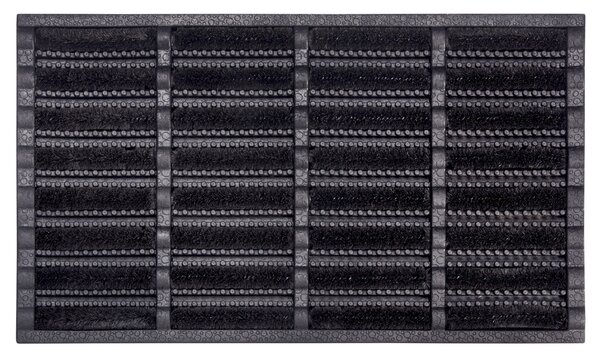 Hanse Home Collection koberce Rohožka Mix Mats Brushes 105648 Black - 40x60 cm
